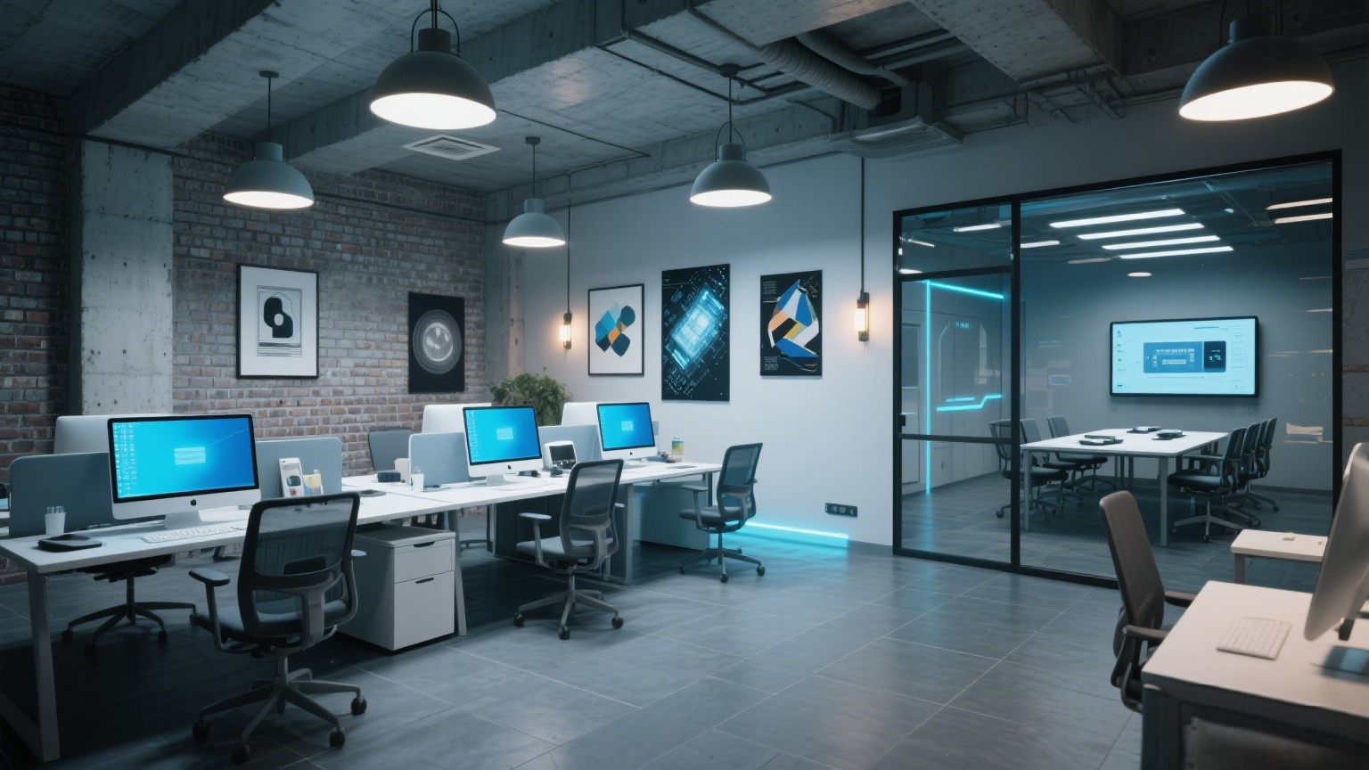 從毛坯到科技感LOFT:一個創(chuàng)業(yè)公司的裝修實(shí)錄