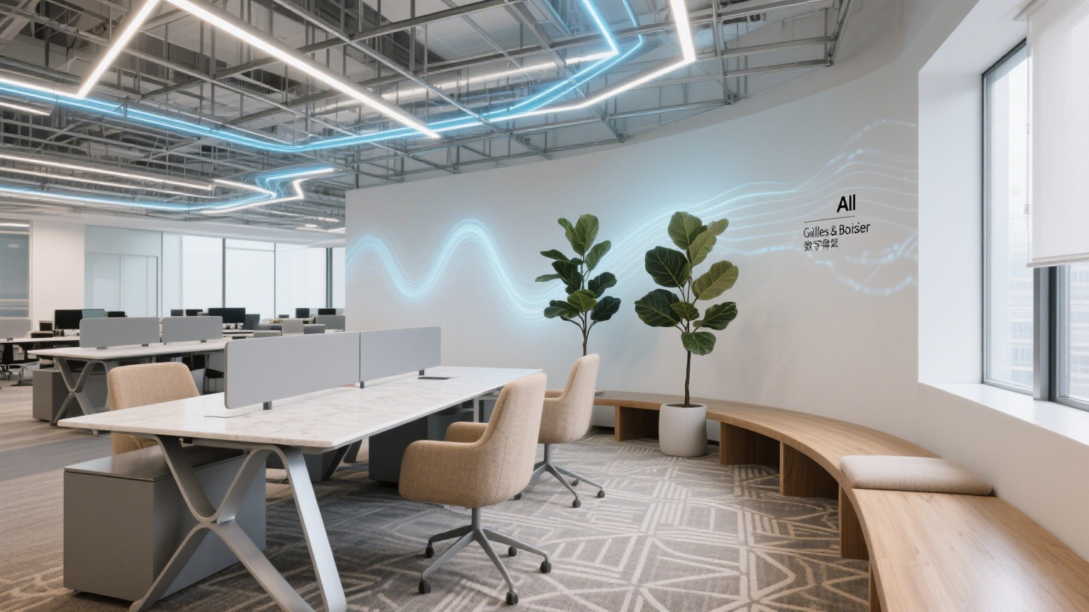 數(shù)字骨架下的溫度:AI 辦公室設(shè)計(jì)哲學(xué)