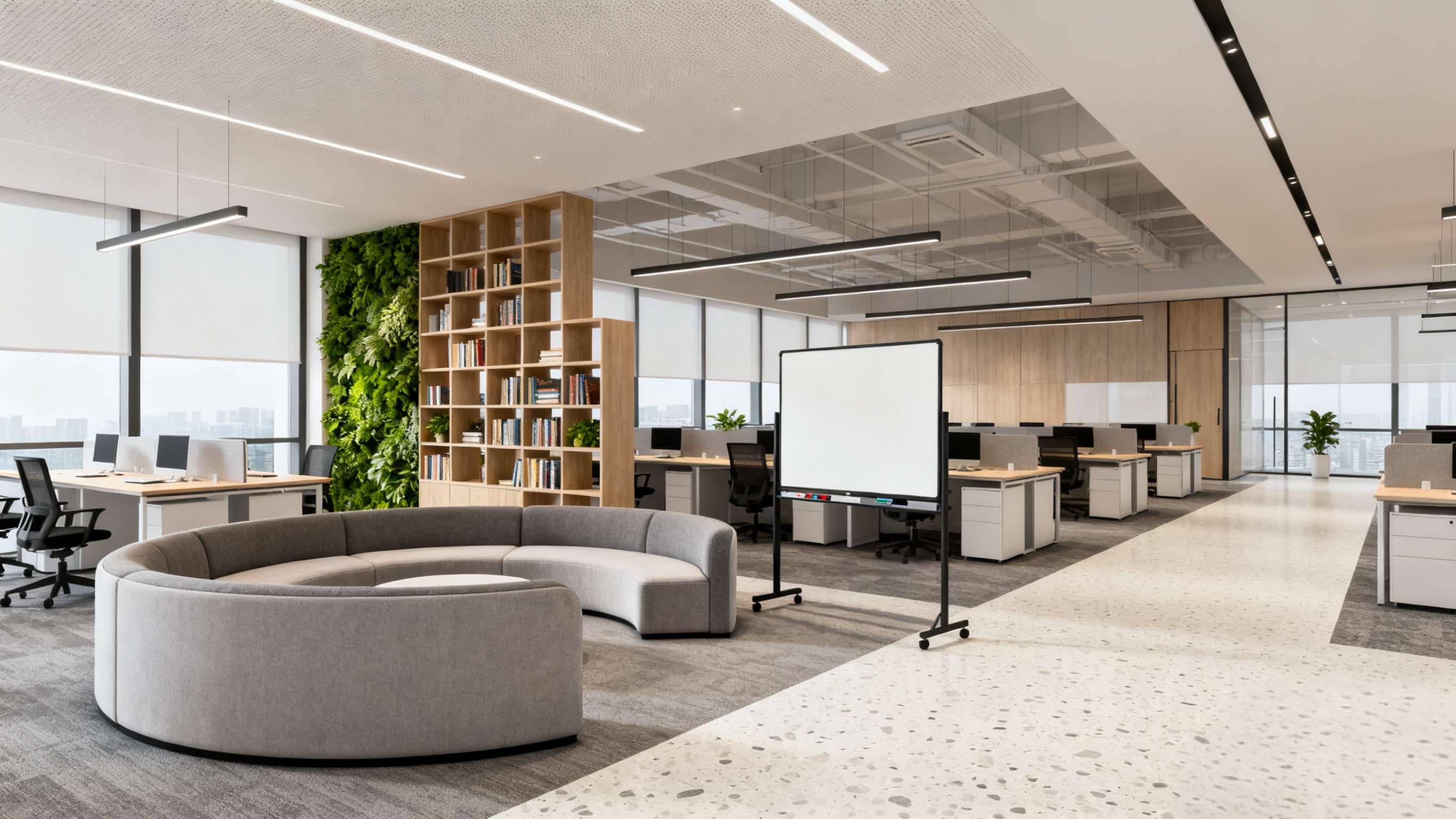 開放式辦公室太吵？如何平衡“協(xié)作”與“專注”的裝修設(shè)計(jì)